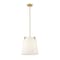 Z-Lite Weston Pendant, 3-Light, 13 In.W x 13 In.H, Modern Gold/Cream 3502P13-MGLD - alternate 1